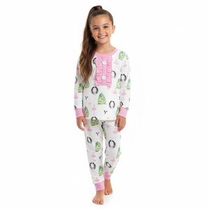 Girls Ballet Christmas Pajamas- Boutique- Size 14 - Buttery Soft!